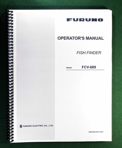 Furuno fcv 689 - fcv-689, operator's
