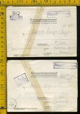 Seconda Guerra Franchigia Posta Militare Prigionieri Germania Lotto di7 RIPARATE