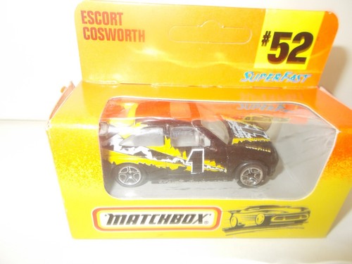 Matchbox escort cosworth nero - escort,