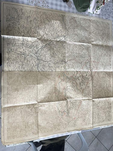 Ww1 scavo cartina militare - scavo,