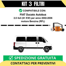 Kit 3 Filtri Tagliando per