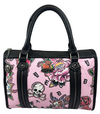 Borsa a tracolla Ed Hardy rosa