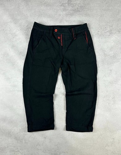 Pantaloni chino dritti neri