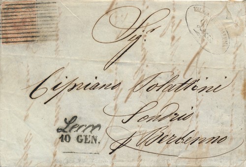 Lombardo veneto 1851 lettera - veneto,