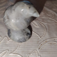 Collezione animali in pietra Corvo in labradorite