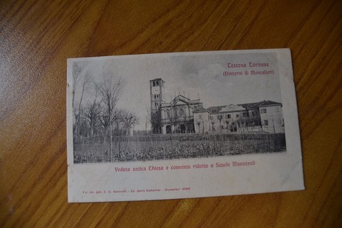 Cartolina testona torinese - testona,