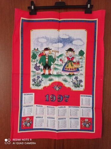 Strofinaccio calendario 1997 - calendario,