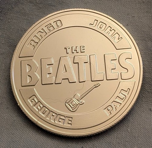 Beatles silver coin john - beatles,