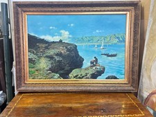 Dipinto olio tela - olio, su