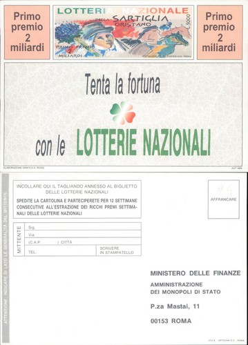 Lotteria nazionale della - lotteria, nazionale@della