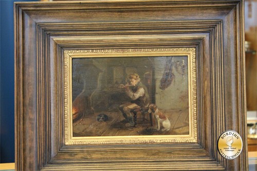 Quadro olio menone mühlig - olio,