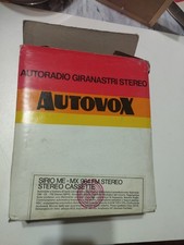 AUTORADIO D'EPOCA-VOXSON SIRIO