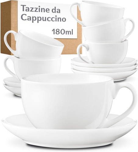 Set tazzine caffè pezzi - caffè, 6