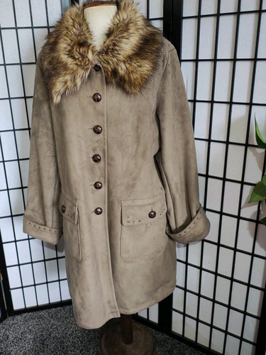 Cappotto pelle pecora finta - pelle, di