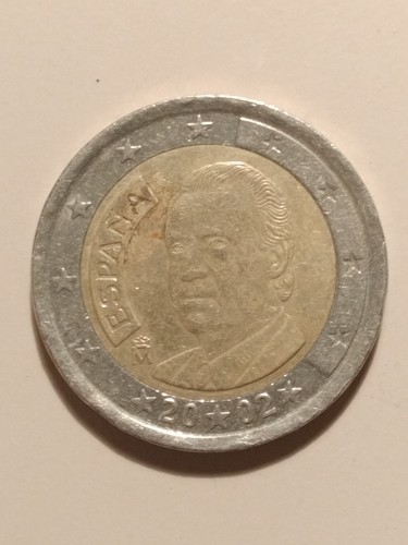 2002 spagna euro - 2, moneta