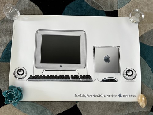 Poster apple power mac - power, cube