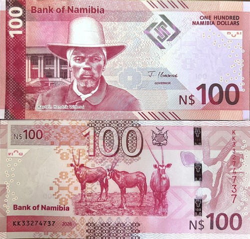 Namibia 100 dollari 2026 - p, 23