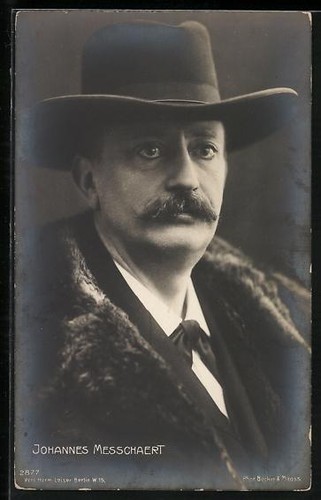 Cartolina cantante lirico