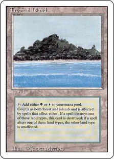 Magic mtg tropical island - magic,