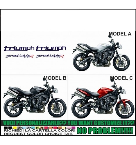 Adesivi 675 street triple - 675, r