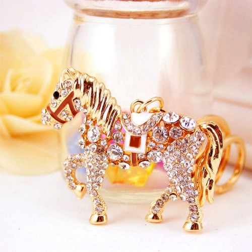 Porte clés cheval strass - porte-clés, en