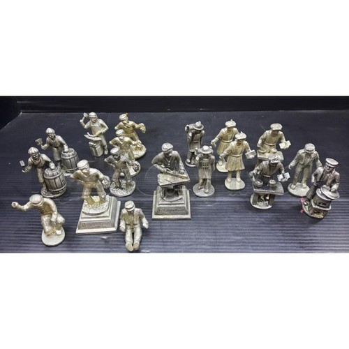 Lotto statuine metallo - lotto, 18