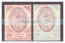 ITALIA  1956 -  ONU   SERIE