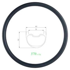 Cerchio carbonio 27,5 MTB AM