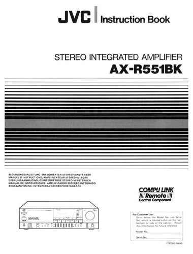 Jvc r551bk amplificatore - jvc,