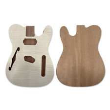 Corpo chitarra elettrica fai da te mogano fiamma acero impiallacciatura chitarra elettrica