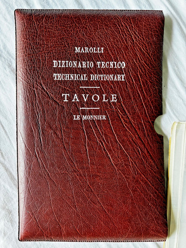 Marolli dizionario tecnico - , le
