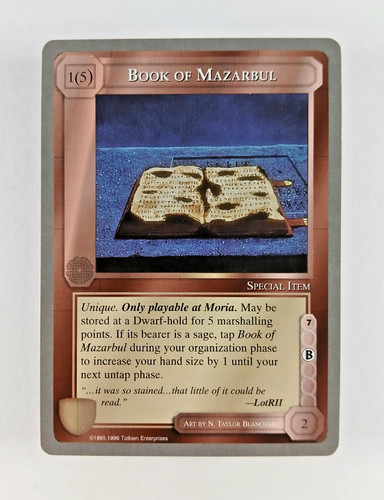 Libro mazarbul carta ccg - libro,