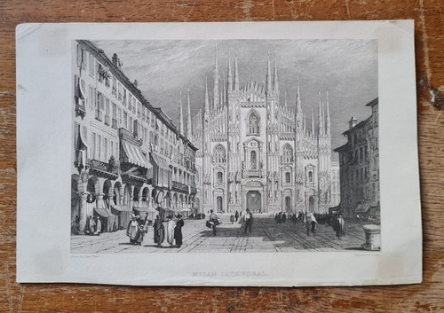 Duomo milano stampa - di, animata