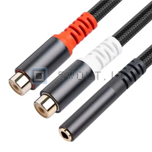 Cavo audio femmina 5mm - da, a