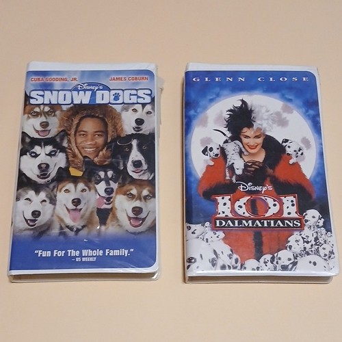 Disney vhs lot 101 dalmatians - vhs,