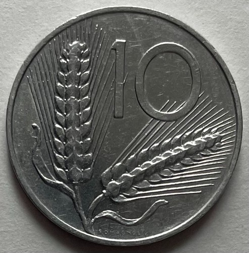 Italy lire minted - 10,