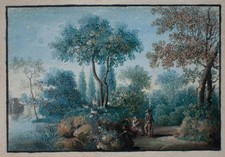 Miniatura Scuola Romana Scena