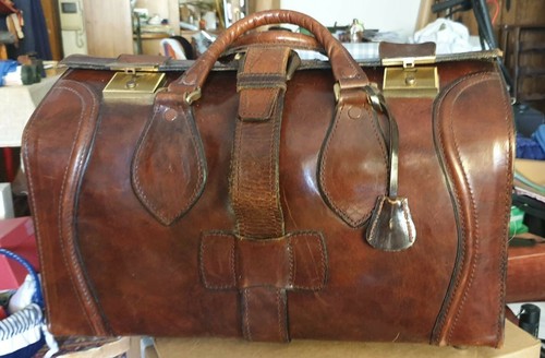 Bauletto vintage cuoio - vintage, in