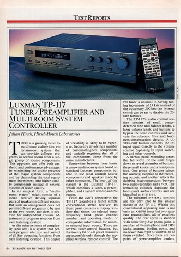 Luxman tp 117 - luxman, tp-117