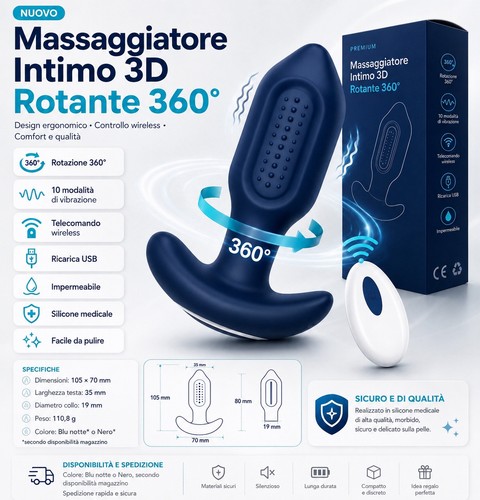 Vibratore dildo plug - ✅,