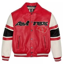 Men's Avirex Red Leather