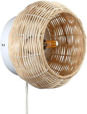 Applique Da Parete in Vimini