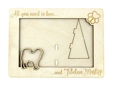 Mastino tibetano cornice per