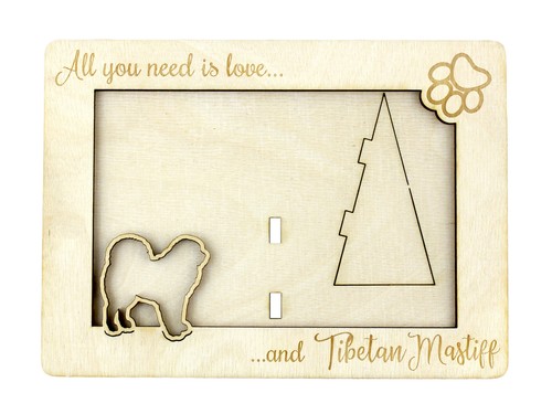 Mastino tibetano cornice - , per