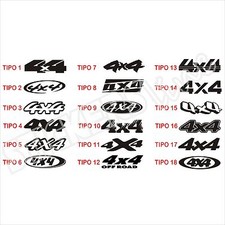 Adesivi 4x4 auto fuoristrada 4x4 off road quad