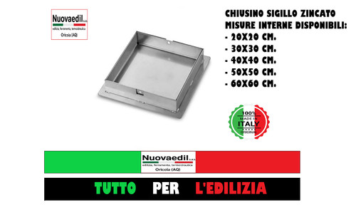 Chiusino sigillo zincato - chiusino,