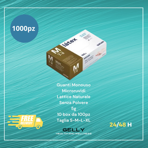 Guanti lattice naturale - naturale, senza