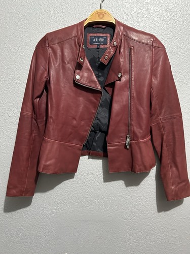 Armani jeans giacca pelle - giacca,
