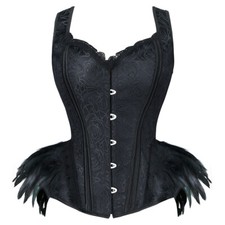 Corsetto Nero Empire Gotico