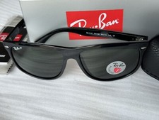 NUOVI occhiali da sole Ray-Ban RB4147 601/58 BOYFRIEND polarizzati verdi 3P 60mm